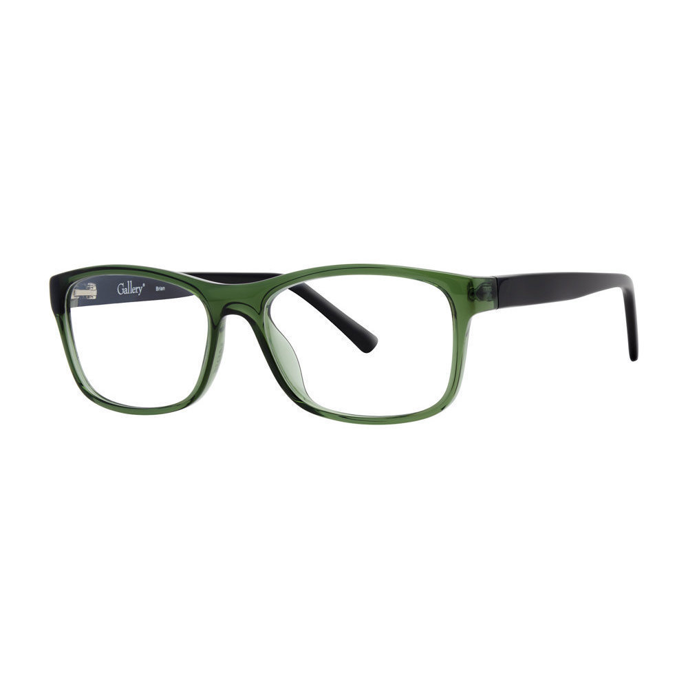 Gallery Brian Eyeglasses Green-Crystal 54mm